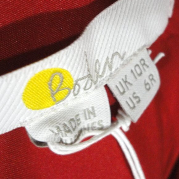 NWT Boden Dark Red Hexham Jumpsuit Size 4 Available - Picture 15 of 16